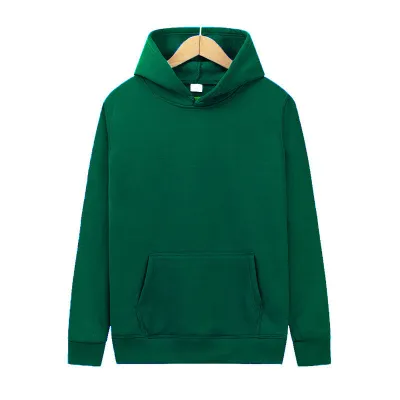 Men Fashion Casual Basic Solid Color Fleece Long Sleeve Hoodies Pants