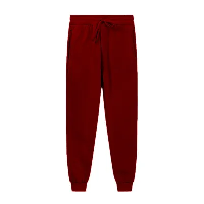 Men Fashion Casual Basic Solid Color Fleece Long Sleeve Hoodies Pants