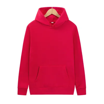 Men Fashion Casual Basic Solid Color Fleece Long Sleeve Hoodies Pants