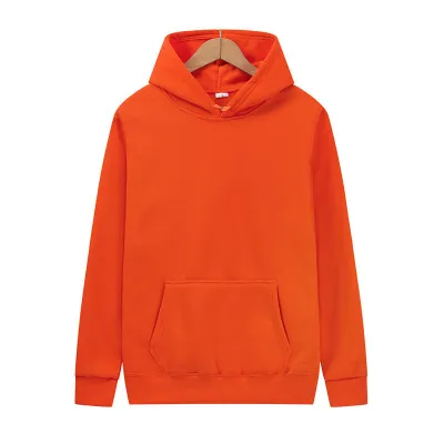 Men Fashion Casual Basic Solid Color Fleece Long Sleeve Hoodies Pants