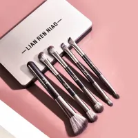 Venta al por mayor de pinceles creativos para rubor en polvo y decoración de uñas con forma de rosa, herramientas de belleza