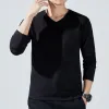 Long Sleeve V-Neck Black