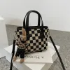 Black Check With Pendant