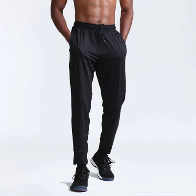 Men's Fashion Casual Athleisure Solid Color Quick Drying Slim Fit Pants