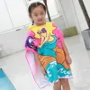 Red Mermaid Children'S Bath Towel Cape