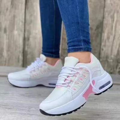 Women's Casual Plus Size Mesh Sneakers with Camouflage Pattern
