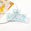 8.5Cm Square-Tiny Flower Blue