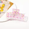 8.5Cm Square-Tiny Flower Pink