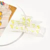 8.5Cm Square-Tiny Flower Yellow