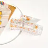 8.5Cm Square-Flower Butterfly Orange