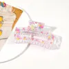 8.5Cm Square-Flower Butterfly Pink
