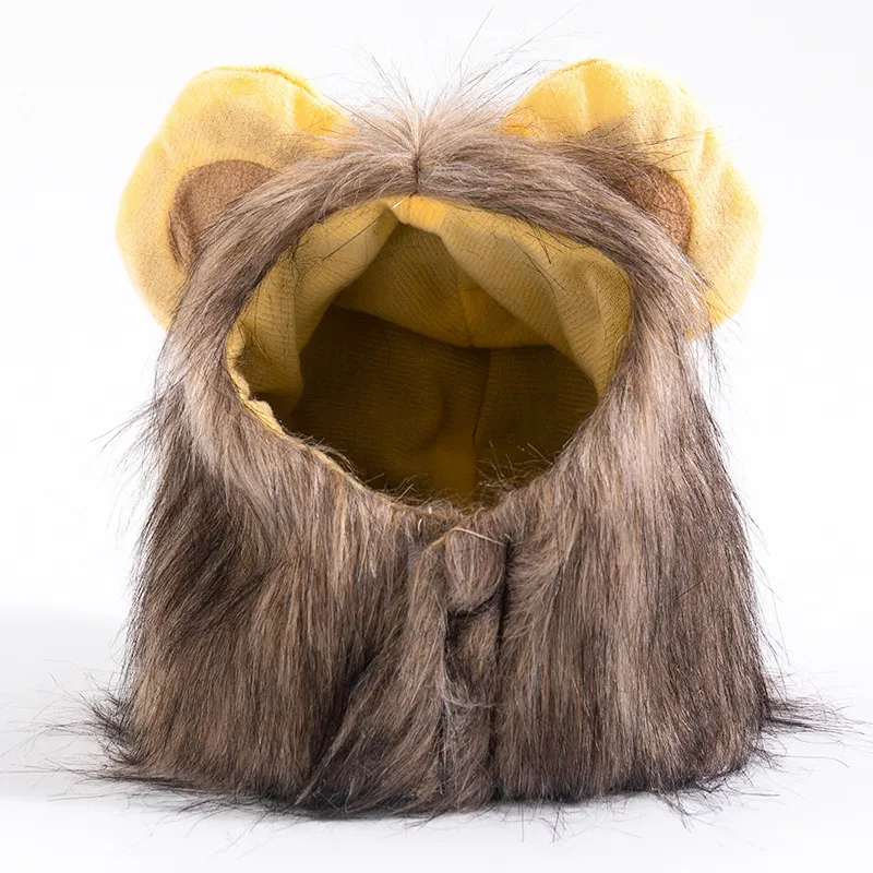 Cartoon Pet Dog Cat Lion Headgear Dress Up Props