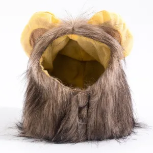 Cartoon Pet Dog Cat Lion Headgear Dress Up Props