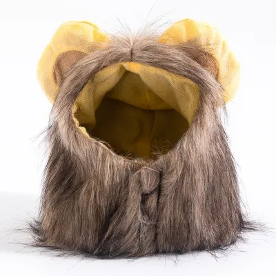 Cartoon Pet Dog Cat Lion Headgear Dress Up Props