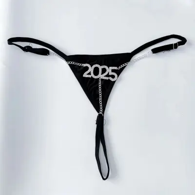 Women Fashion Sexy Rhinestone Digital Thong 2025