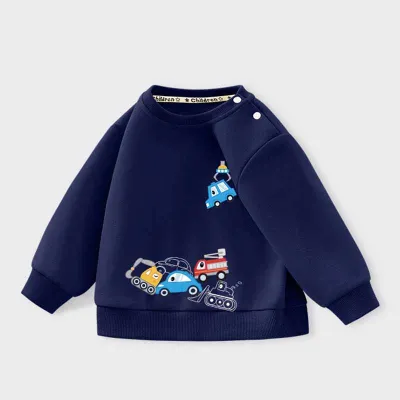 Kids Toddler Boys Casual Cute Cartoon Print Long Sleeve Sweatshirts