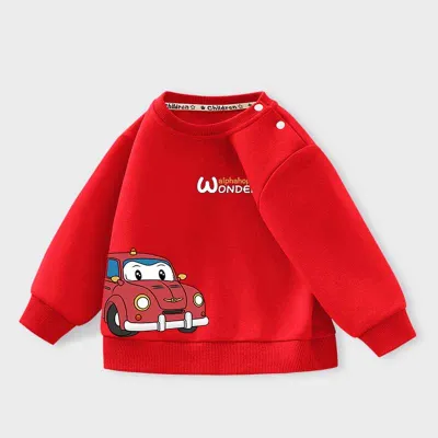 Kids Toddler Boys Casual Cute Cartoon Print Long Sleeve Sweatshirts