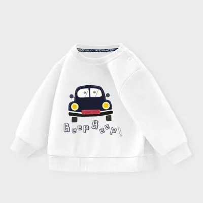 Kids Toddler Boys Casual Cute Cartoon Print Long Sleeve Sweatshirts