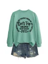 Lt.Green Sweat (Black Font)