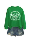 Grass Green Sweat (White Font)