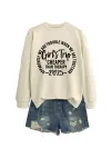 Sand Sweater (Black Font)
