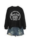 Black Sweat (White Font)