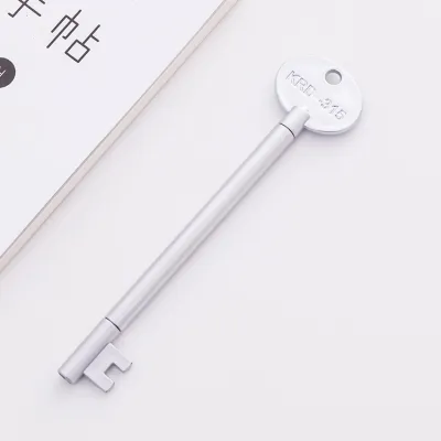 Simple Creative Retro Key Style Gel Pen 0.5Mm Plastic Stationery Pen