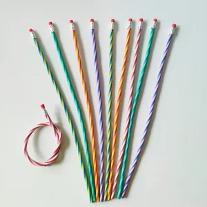 Simple Creative Deformation Random Bending Pencil Student Stationery Pens HB