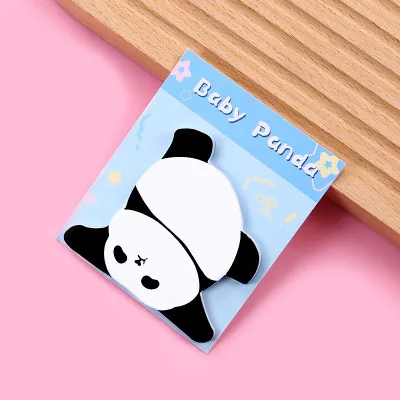 Cartoon Cute Panda Notes Post-It Notes Stationery Notebooks