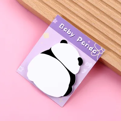 Cartoon Cute Panda Notes Post-It Notes Stationery Notebooks