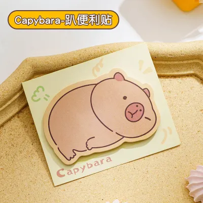 Cartoon Cute Piggy Kitten Post-It Notes Stationery Notebooks