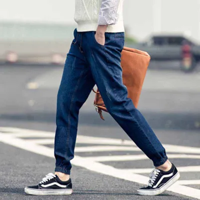 Wholesale Men Fashion Casual Retro Straight Jeans