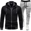 Black Lt.Grey Pants