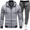 Lt.Grey D.Grey Pants