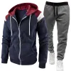 Navy Blue D.Grey Pants