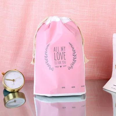 Drawstring Beat Gift Frosted Reusable Storage Shopping Bag