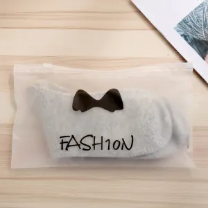 Frosted Transparent Thickened Waterproof Zipper Clothes Underwear Storage Packaging Shopping Bag