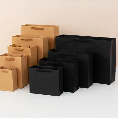 Shopping Packaging Kraft Paper Gift Bag