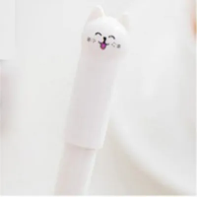 Simple Creative Cute Tail Cat Gel Pen 0.5mm Plastic Cartoon Stationery