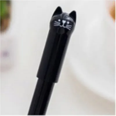 Simple Creative Cute Tail Cat Gel Pen 0.5mm Plastic Cartoon Stationery