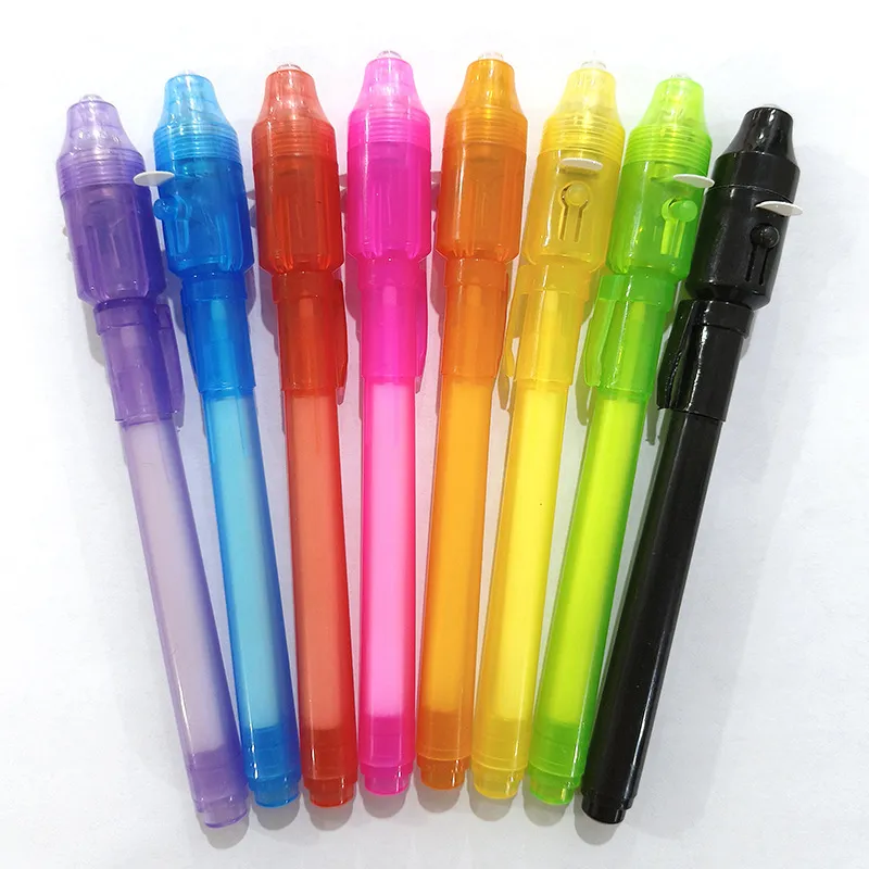 Simple Creative LED Electronic Purple Light Lamp Banknote Invisible Highlighter Pen