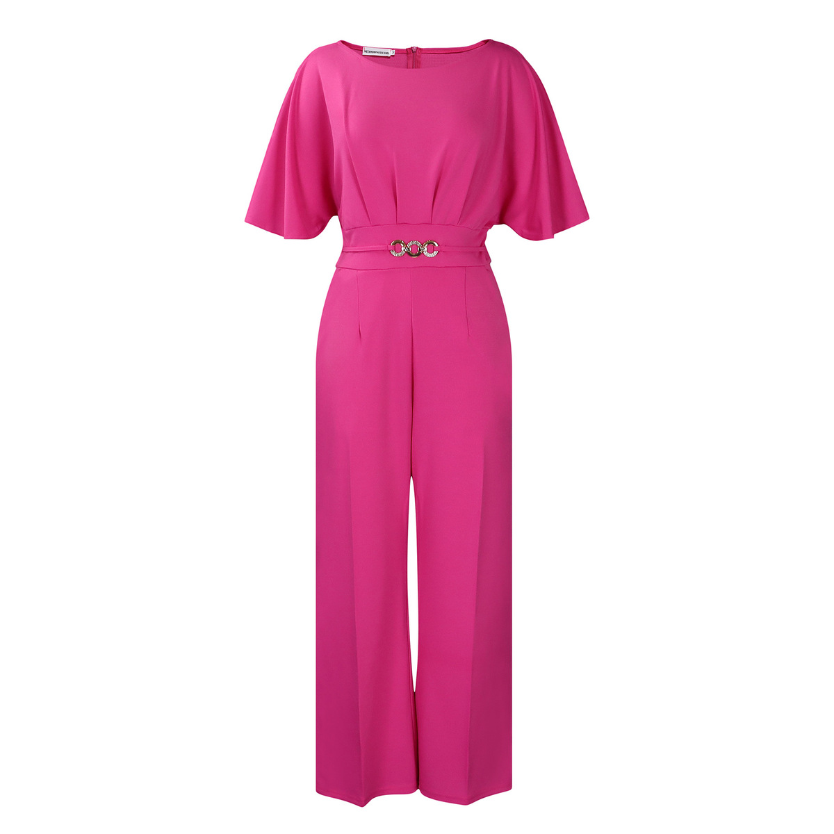 Wholesale Women Fashion Round Neck Solid Color High Waist