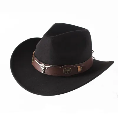 Retro Western Summer Cowboy Hat Woolen