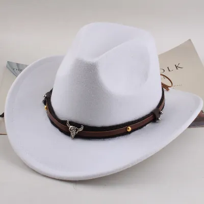 Retro Western Summer Cowboy Hat Woolen