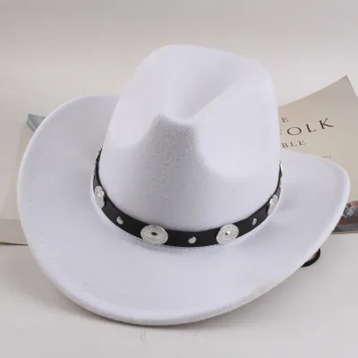 Retro Western Summer Cowboy Hat Woolen
