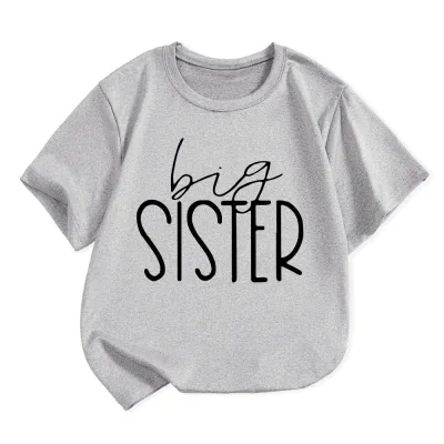 Kids Toddler Boys Girls Fashion Casual Alphabet Print Short Sleeve Round Neck T-Shirt