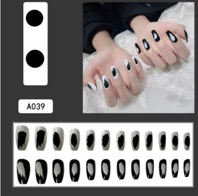 Fashion Armor Removable Finished Press On Nails Simple Wearable 20G
