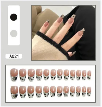 Fashion Armor Removable Finished Press On Nails Simple Wearable 20G