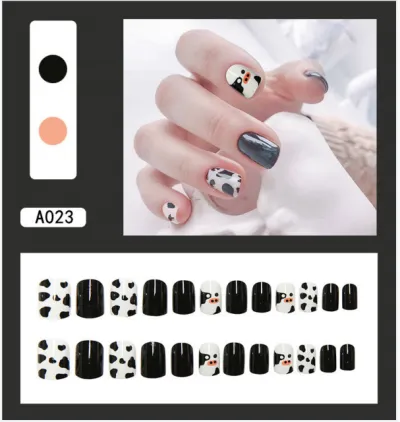 Fashion Armor Removable Finished Press On Nails Simple Wearable 20G