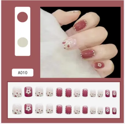 Fashion Armor Removable Finished Press On Nails Simple Wearable 20G